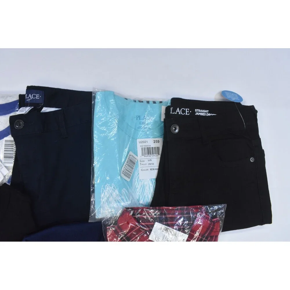 The Childrens Place Bulk Lot Of 10 Boys Size Large 10/12 Mix Season Tops Bottoms